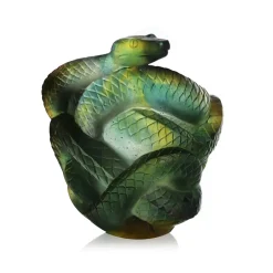 Vessière Cristaux Vases|Vases|Vase serpent Daum