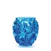 Vessière Cristaux Vases|Vases Cristal Couleur|Vase tourbillons bleu clair 999 ex Lalique