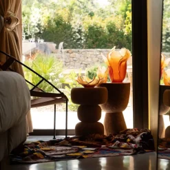 Vessière Cristaux Vases|Vases Cristal Couleur|Vase tulipe ambre daum