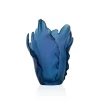 Vessière Cristaux Vases|Vases Cristal Couleur|Vase tulipe bleu daum