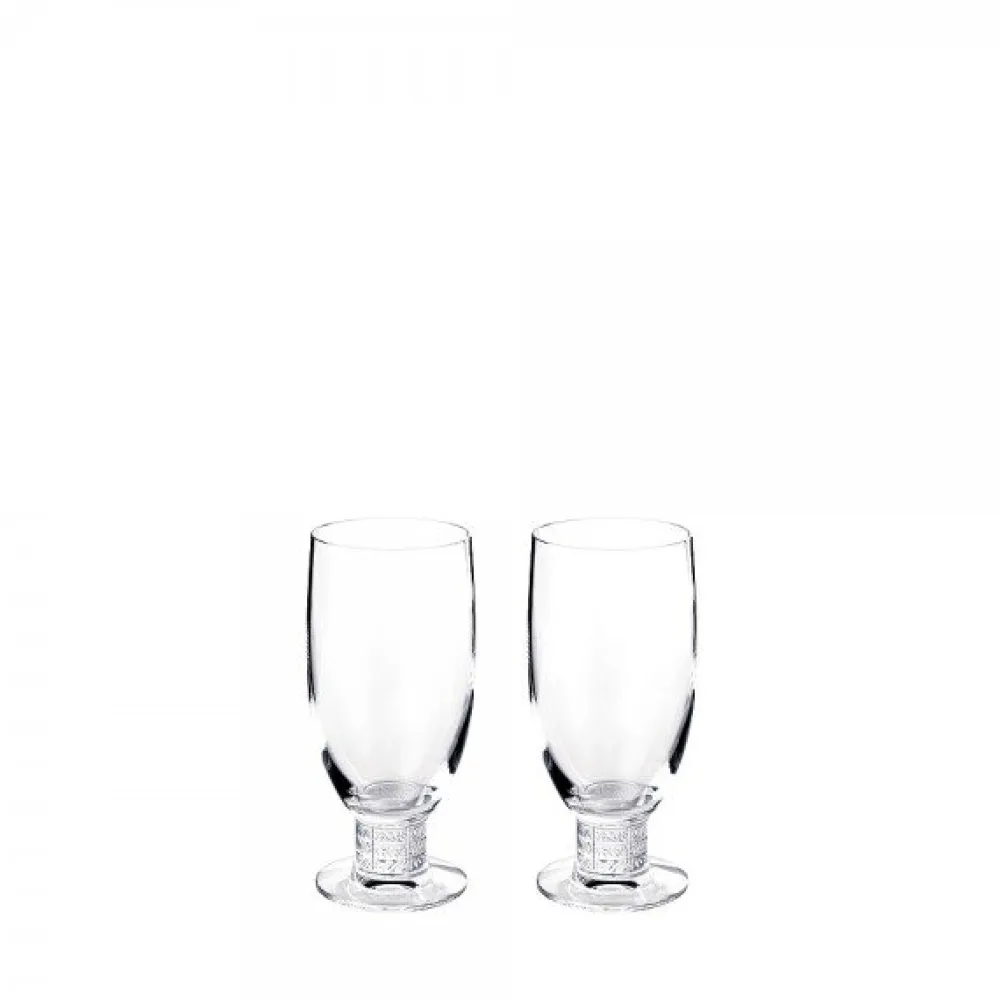Vessière Cristaux Verre À Bière|Art De La Table|Verre à bière louvre x2 lalique