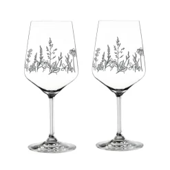 Vessière Cristaux Art De La Table|Verre À Vin|Verre apérol spritz Tattoo Botanical X2 Nachtmann