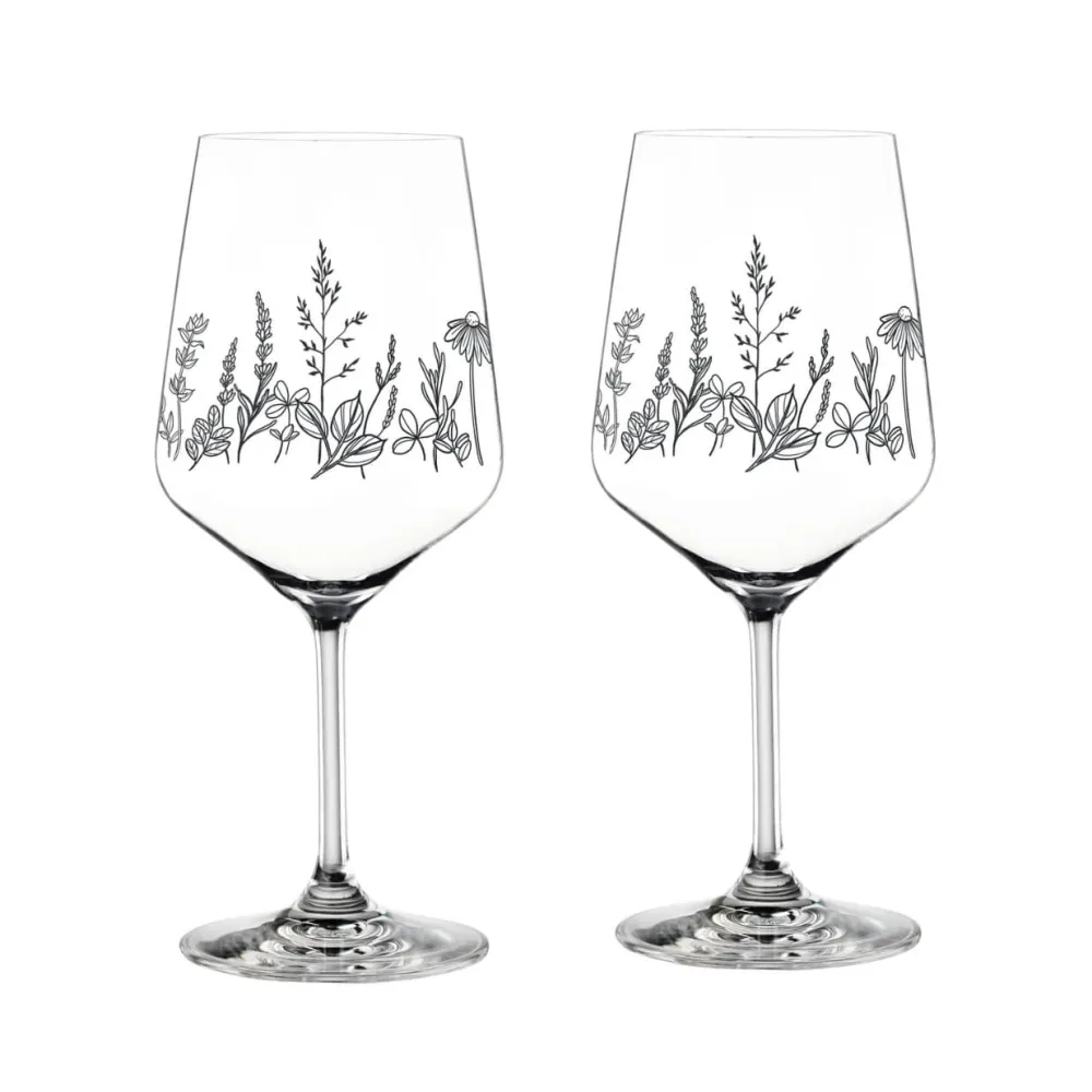 Vessière Cristaux Art De La Table|Verre À Vin|Verre apérol spritz Tattoo Botanical X2 Nachtmann