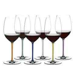 Vessière Cristaux Art De La Table|Coffrets Verres Cristal|Verre cabernet Fatto A Mano Riedel X6