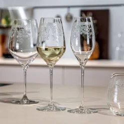 Vessière Cristaux Verre En Cristal Taillé|Art De La Table|Verre vin bordeaux Arabesque Spiegelau X2