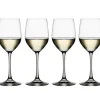 Vessière Cristaux Art De La Table|Verre À Vin|Verres vin blanc vino grande x4