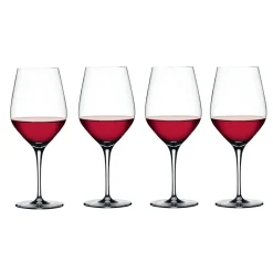 Vessière Cristaux Art De La Table|Verre En Cristal Uni|Verres vin bordeaux authentis x4