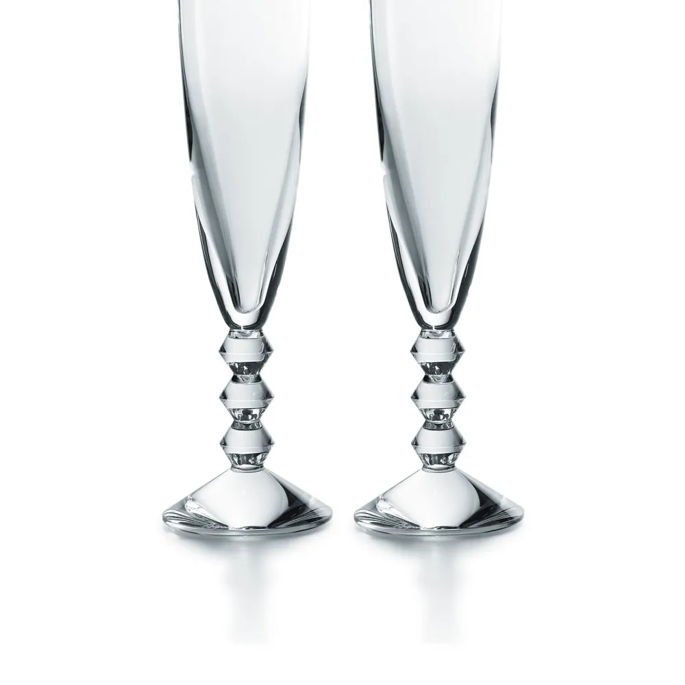Vessière Cristaux Art De La Table|Flûte Champagne|Véga flûte à champagne x2 baccarat