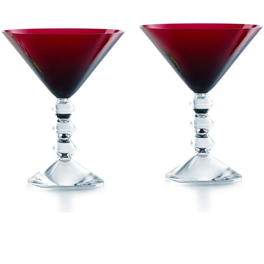 Vessière Cristaux Art De La Table|Verre En Cristal Uni|Véga verre martini x2 baccarat