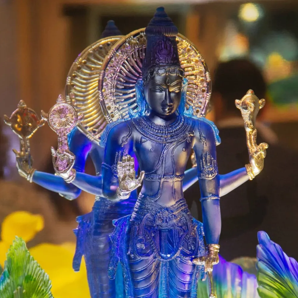 Vessière Cristaux Editions D’Art|Symboles Religieux Cristal|Vishnu xl daum 88 ex