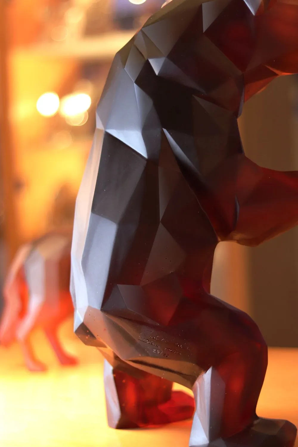 Vessière Cristaux Editions D’Art|Bestiaire|Wild bear ours Orlinski Daum