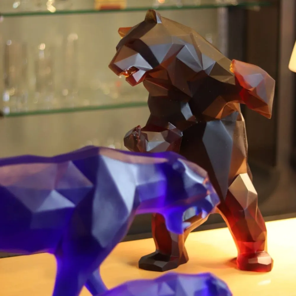 Vessière Cristaux Editions D’Art|Bestiaire|Wild bear ours Orlinski Daum